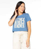 Comes In Waves Cropped Boxy Tee