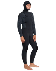 5/4mm Swell Natural Hooded Front Zip Wetsuit