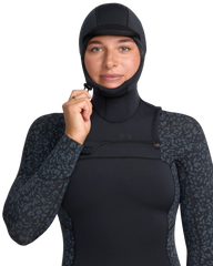 5/4mm Swell Natural Hooded Front Zip Wetsuit
