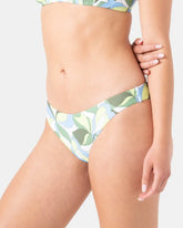Surf Break Shirred Hipster Cheeky Bikini Bottom