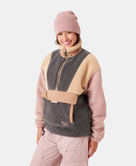 Rita Half Zip Sherpa Anorak