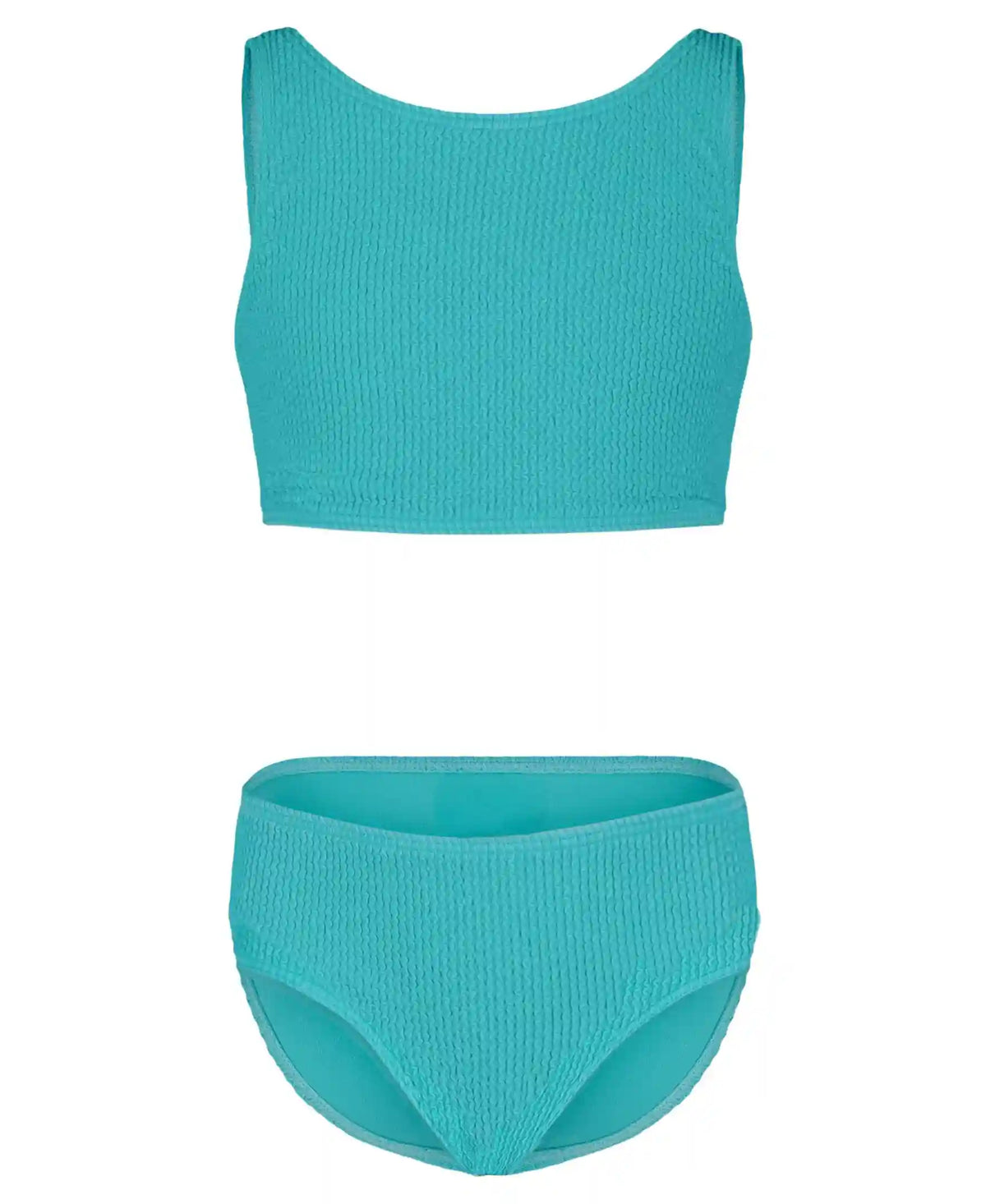 Girls' Crinkle Texture Bikini Set