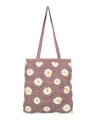 Wandering Beach Crochet Tote Bag