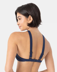 Rib Roxy Love High Neck Bikini Top