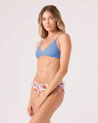 Ripple Effect Reversible Athletic Triangle Bikini Top