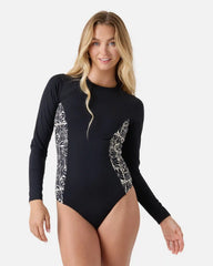 Geo Flower Surf Suit