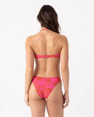 Sun Chasers Lattice Scoop Moderate Bikini Bottom