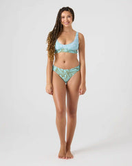Sea Bloom Hipster Full Tie Side Bikini Bottom