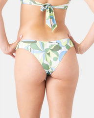 Surf Break Shirred Hipster Cheeky Bikini Bottom