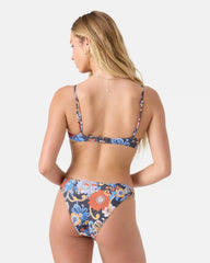 Soul Flower Smocked Demi Underwire Bikini Top
