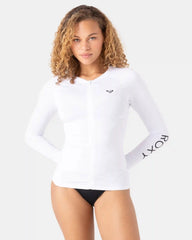 New Essentials Long Sleeve Zip Rashguard