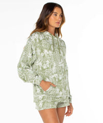Surfing By Moonlight Printed Hoodie