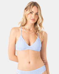 Crochet Athletic Triangle Bikini Top