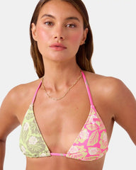 Stay Wild Tiki Triangle Bikini Top
