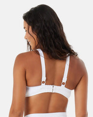 Rib Roxy Love High Neck Bra Bikini Top