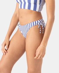 Stripe Out Lace Hipster Full Bikini Bottom