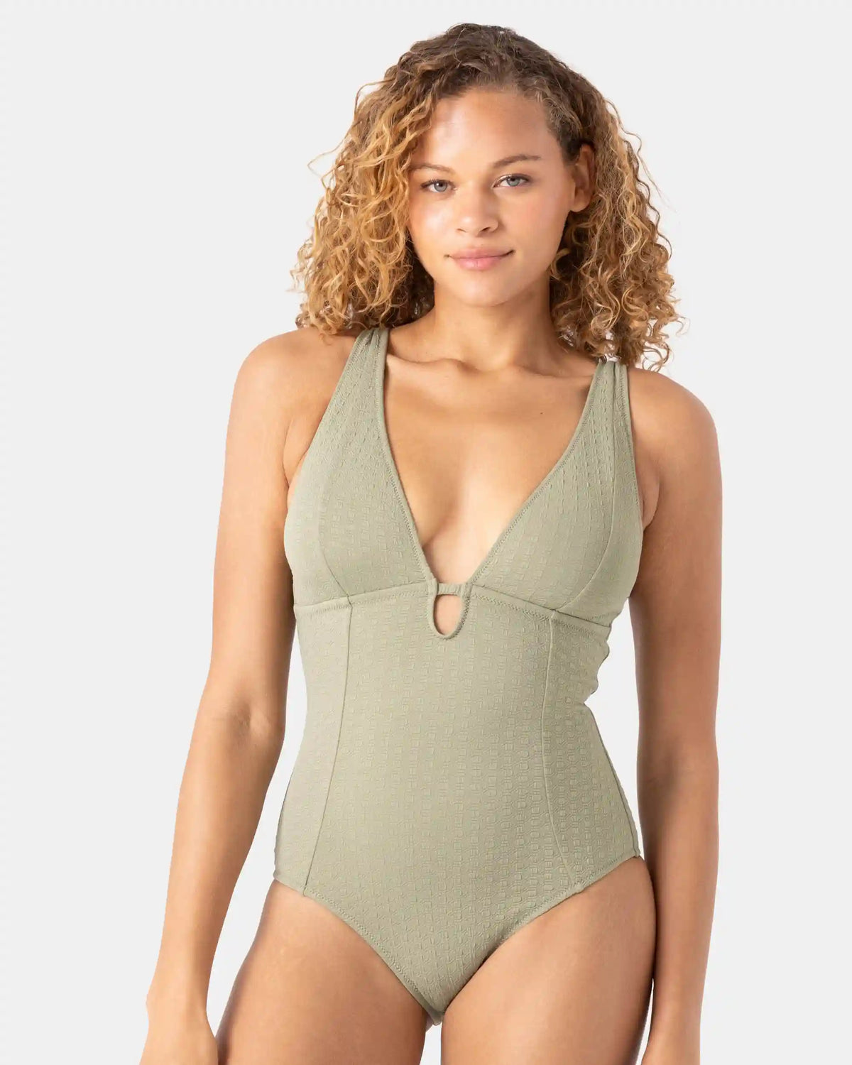 Haleiwa Plunge One Piece Swimsuit