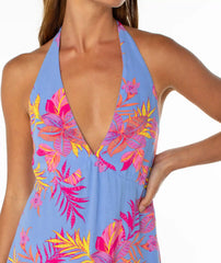 Beach Day Floral Mini Dress
