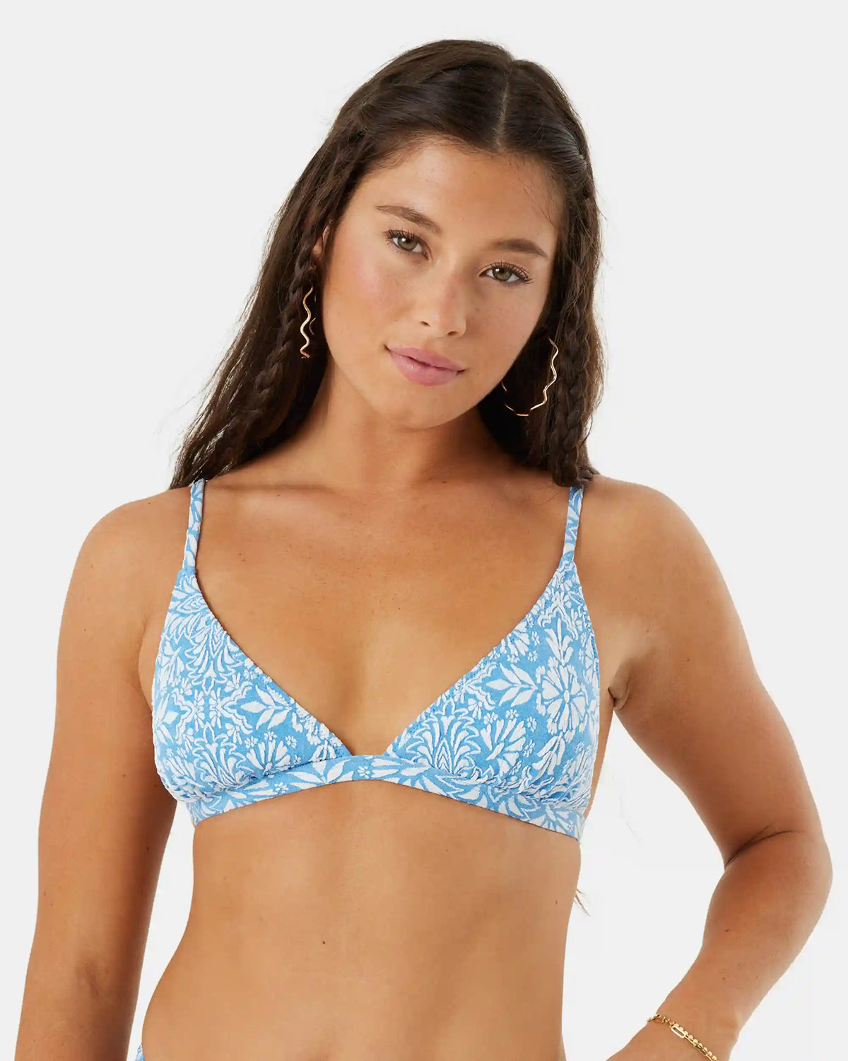Tile Tranquility Fixed Triangle Bikini Top