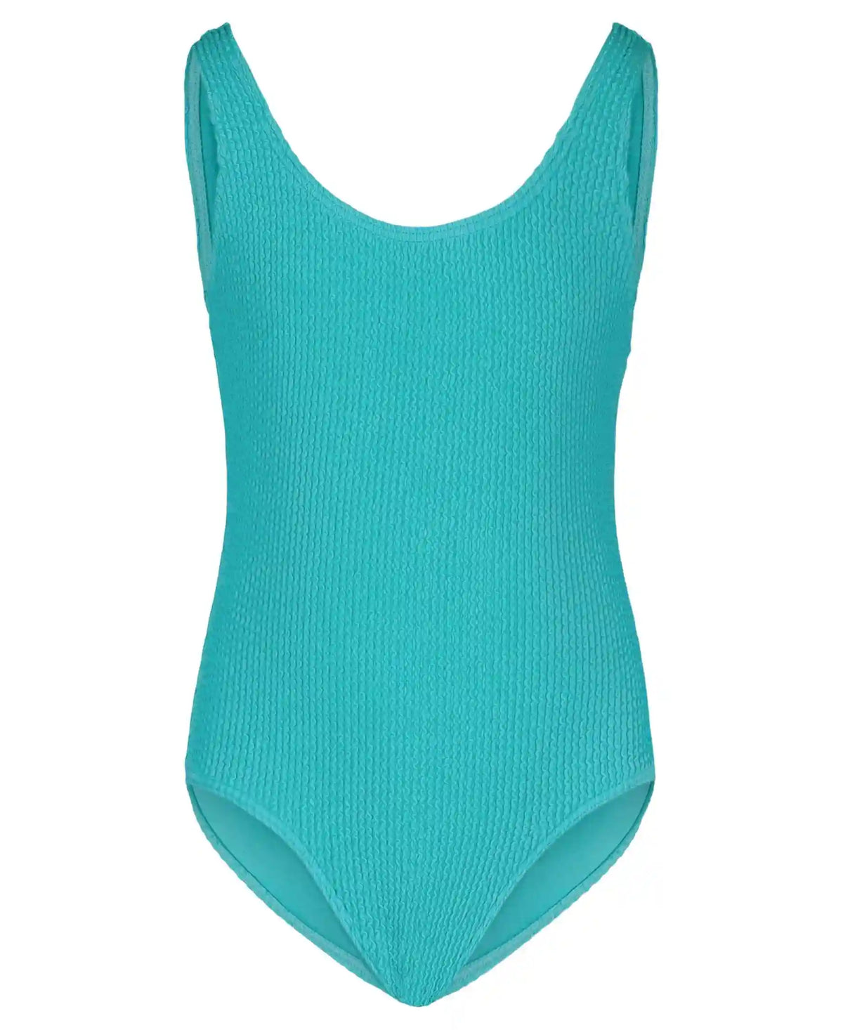 Girls' Crinkle Texture One Piece Swimsuit