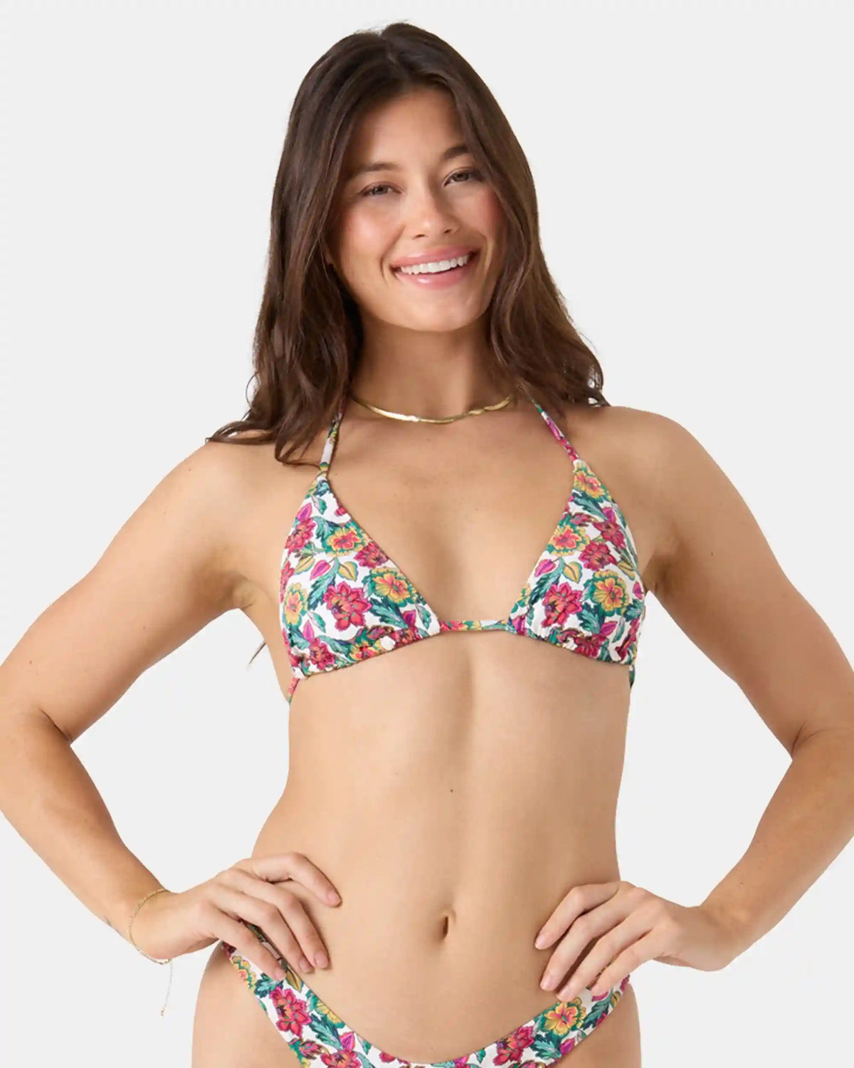 Beach Blossom Mini Tiki Triangle Bikini Top