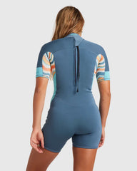 2mm Swell Back Zip Shorts Sleeve Spring Suit