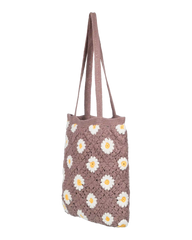 Wandering Beach Crochet Tote Bag