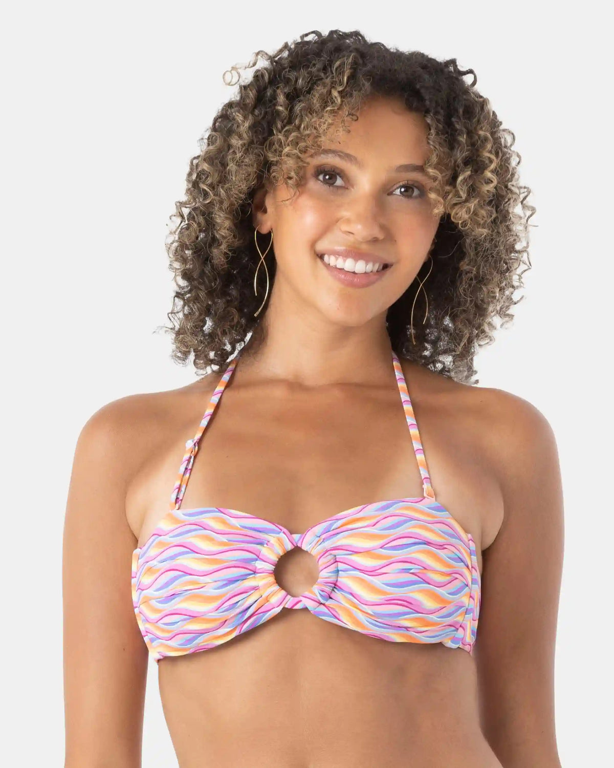 High Tide Ring Bandeau Bikini Top