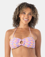 High Tide Ring Bandeau Bikini Top