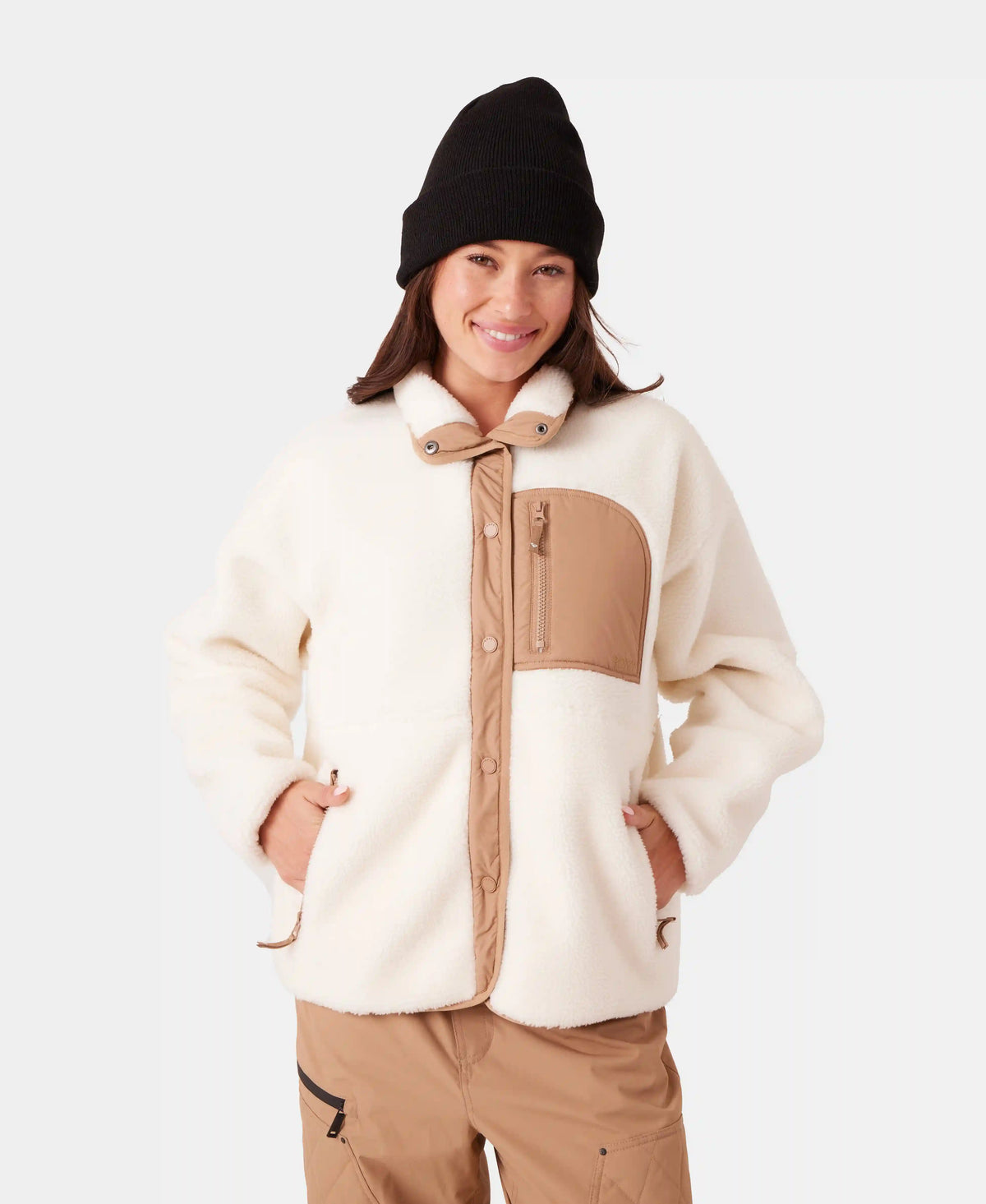 Axel Bonded Sherpa Jacket