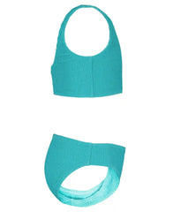 Girls' Crinkle Texture Bikini Set