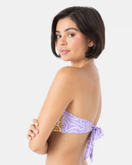 Sunshine State of Mind Reversible Bandeau Bikini Top