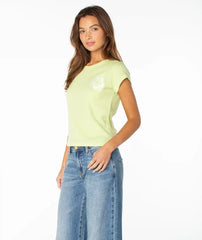 Surf Day Embroidered 90S Baby Tee