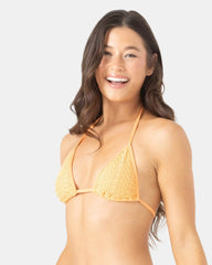 Crochet Mini Tiki Triangle Bikini Top