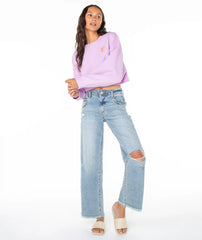 Morning Hike Cropped Crewneck