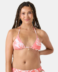 Palm Haze Tiki Triangle Bikini Top