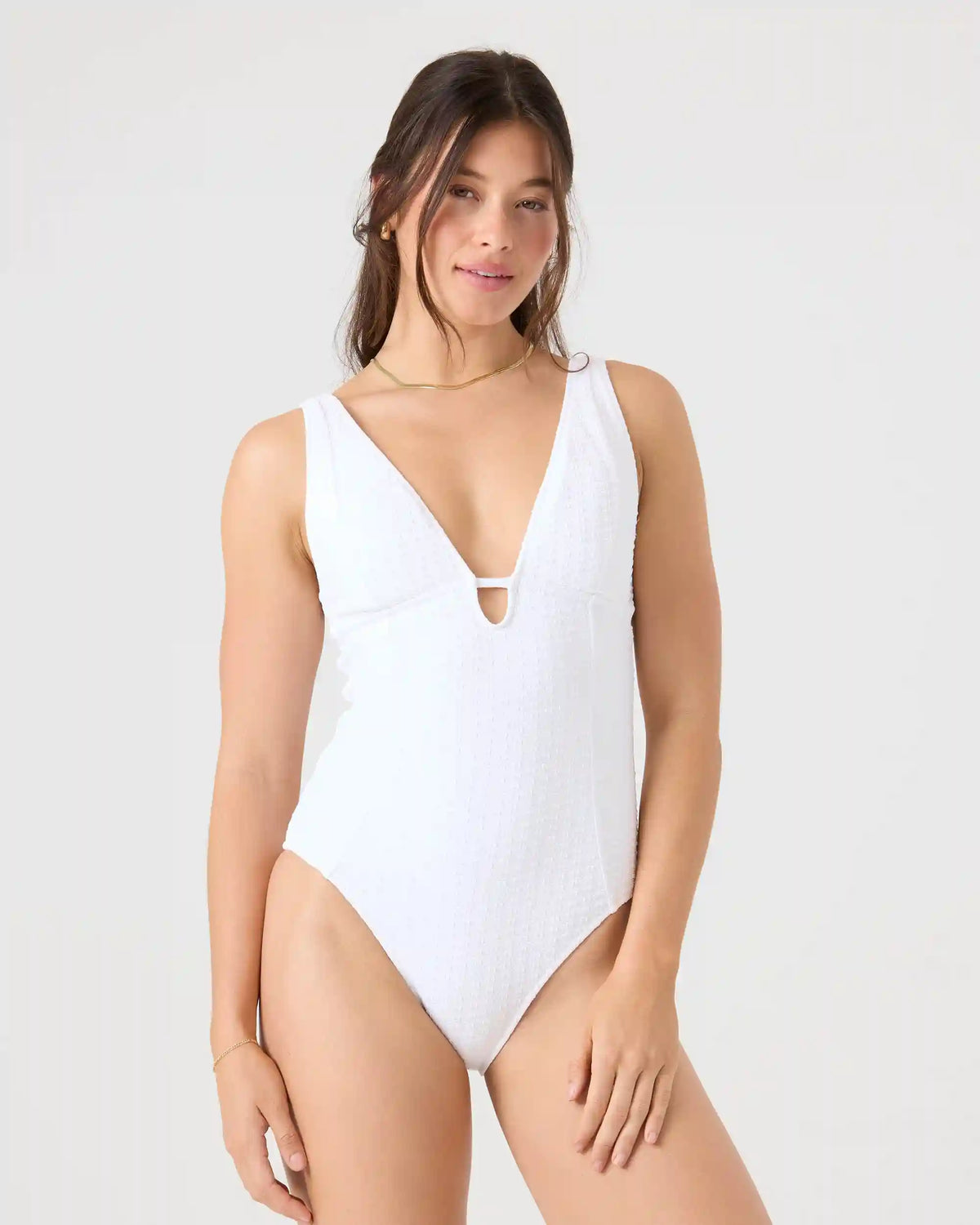Haleiwa Plunge One Piece Swimsuit