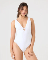 Haleiwa Plunge One Piece Swimsuit