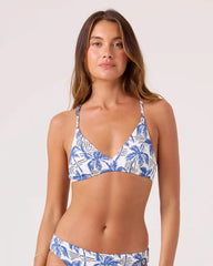Breezy Does It Athletic Triangle Bikini Top