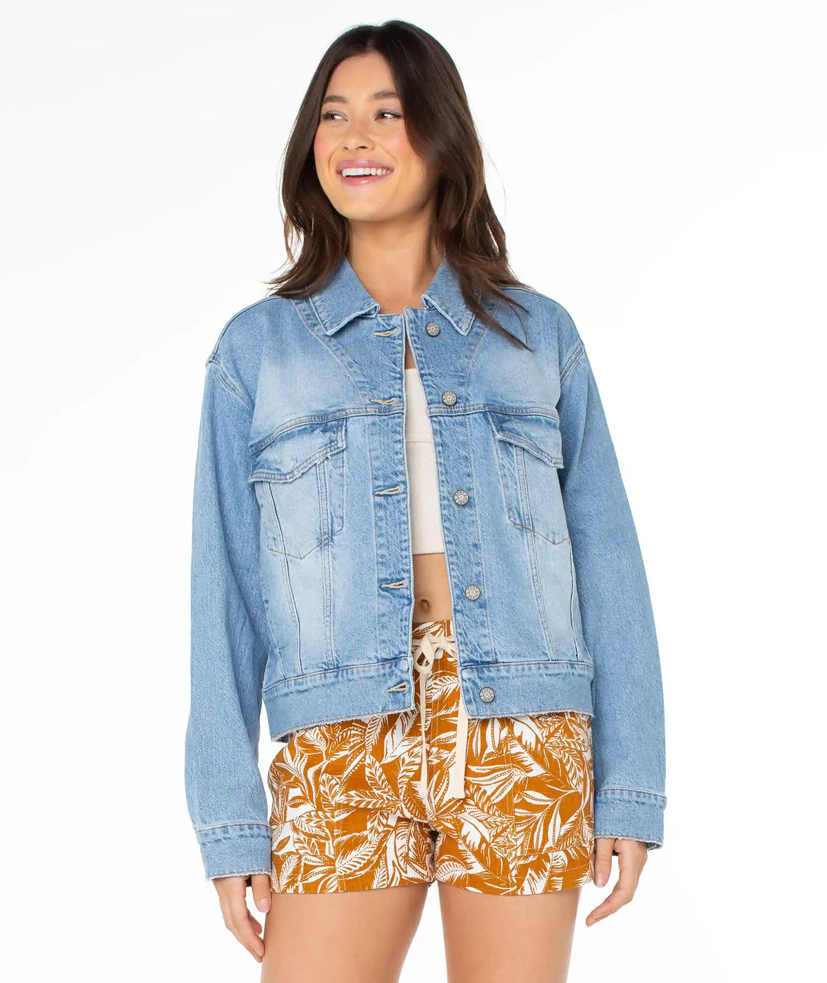 Big Wave Embroidery Jacket