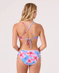 Hibiscus Daze Athletic Triangle Bikini Top