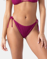 Crochet Tie Side Cheeky Bikini Bottom