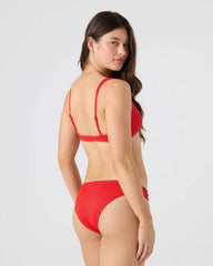 Rib Roxy Love Scoop Bralette Bikini Top