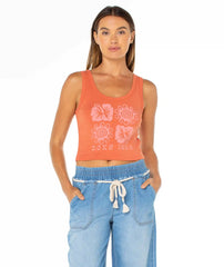 Hibiscus Swirl Top