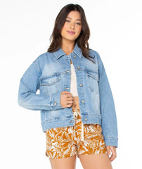 Big Wave Embroidery Jacket