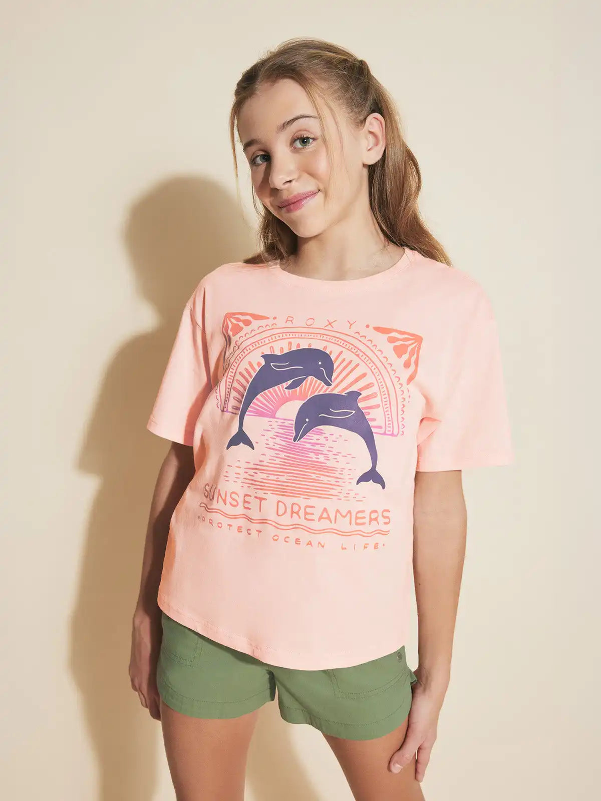 Girls' Ocean Life Oversized Tee