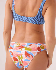 Ripple Effect Reversible Hipster Moderate Bikini Bottom