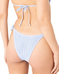 Crochet Tie Side Cheeky Bikini Bottom