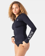 New Essentials Long Sleeve Zip Hooded Rashguard