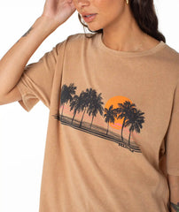 Palm Stripe Tee